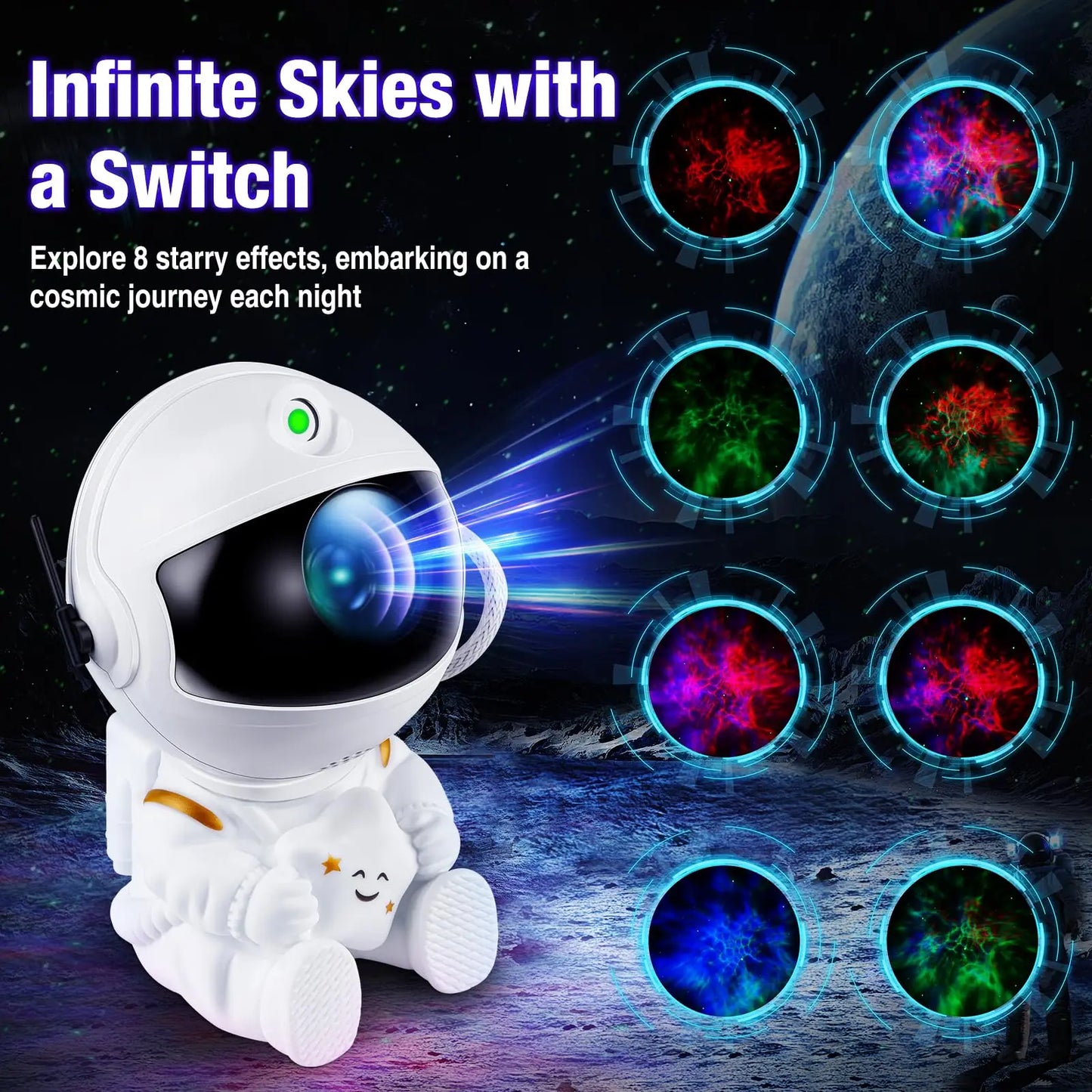 Astronaut Star Projector